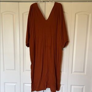 Madewell V-Neck Midi Dress